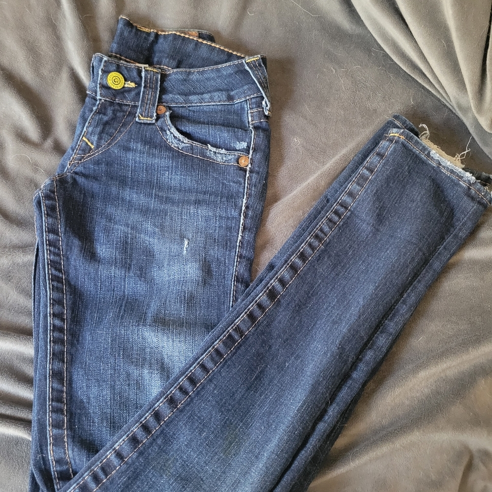 True religion stretch skinny jeans